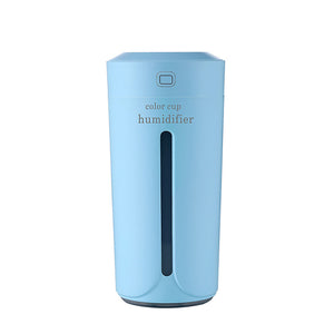 USB LED Mini Cup Air Humidifier for Home or Car with Ultrasonic Technology